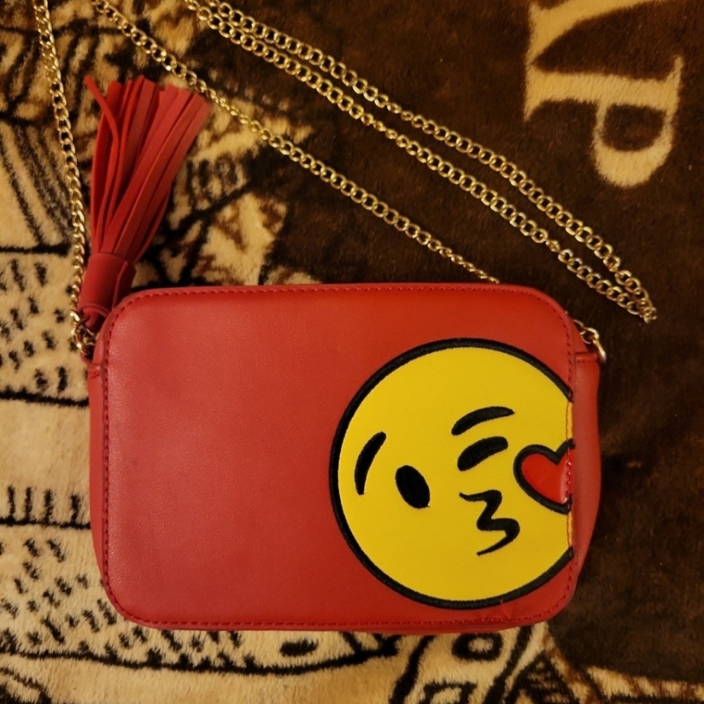 Olivia Miller Emoji Crossbody Clutch  Purse